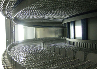 Δευτερεύουσα πιάτων ζώνη μεταφορέων ράβδων εύκαμπτη 3.0mm αντίσταση σκουριάς διαμέτρων καλωδίων